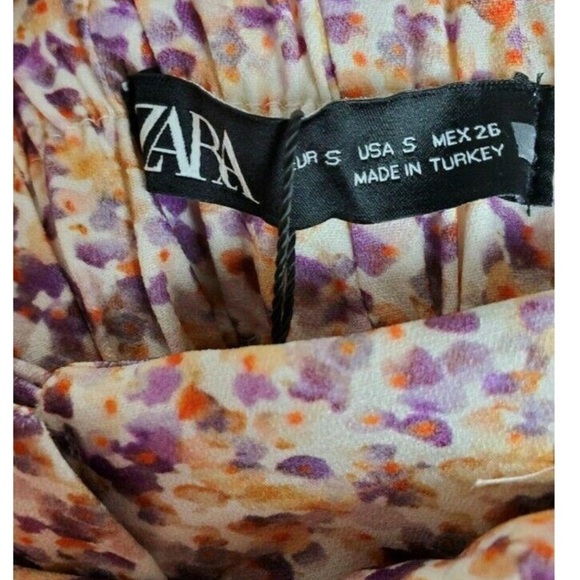 Zara women’s printed paperbag pockets shorts - Picture 7 of 9